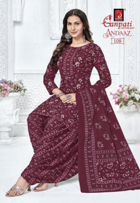 Ganpati andaaz vol 4 chanderi cycle design dress material wholesale